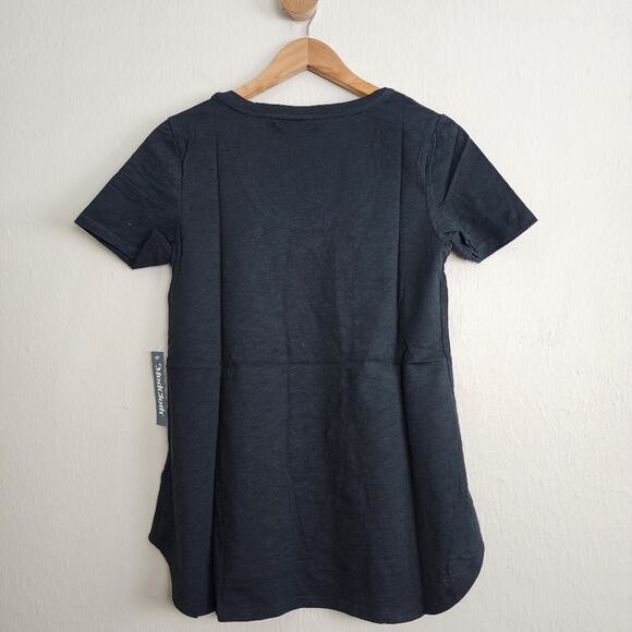 NEW Modcloth Endless Possibilities Pocket Short Sleeve T-Shirt Top Black - Picture 9 of 9